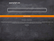 Tablet Screenshot of gogoinglight.com